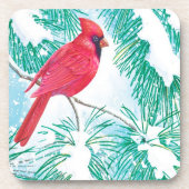 De kardinaal - onderzetter (Voorkant)