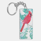 De kardinaal - sleutelhanger (Voorkant Links)