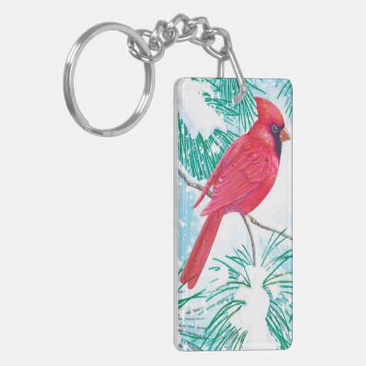 De kardinaal - sleutelhanger (Voorkant Links)