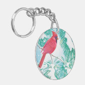 De kardinaal - sleutelhanger (Voorkant Links)
