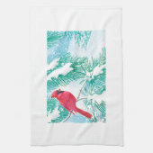 De kardinaal - theedoek (Verticaal)