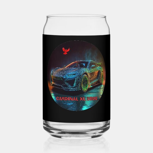 De kardinaal XL5000 Elite sportwagen Blikvorm Glas (Achterkant)