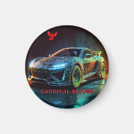 De kardinaal XL5000 Elite sportwagen Magneet