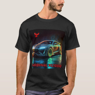 De kardinaal XL5000 Elite sportwagen T-shirt