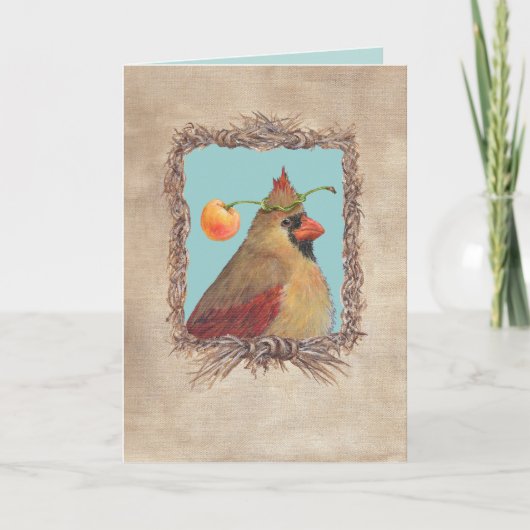 De kardinaalkaart donkeren kaart (Voorkant)