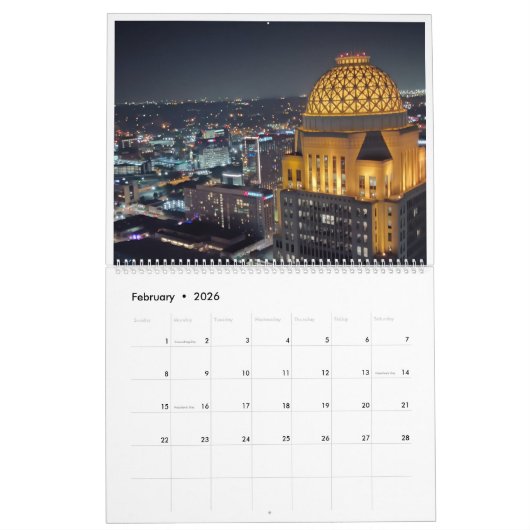De Kardinaalkalender van Louisville Kalender (Feb 2026)
