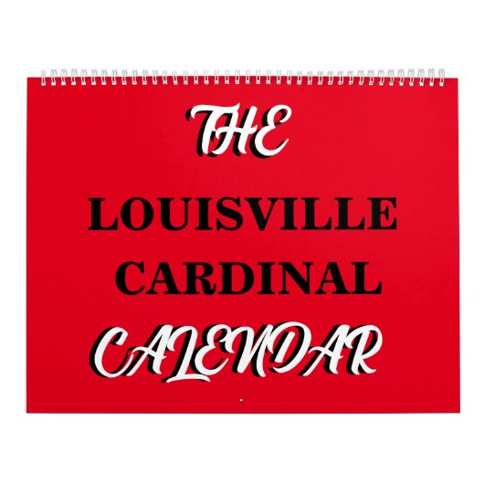 De Kardinaalkalender van Louisville Kalender (Hoes)