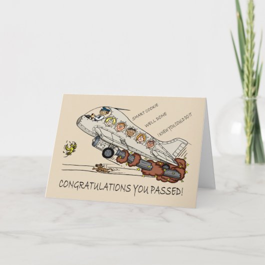 De Karikatuur van de Cartoon van gelukwensen van Kaart (Voorkant)