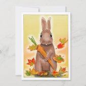 DE Karte Hase im Herbst (Voorkant)