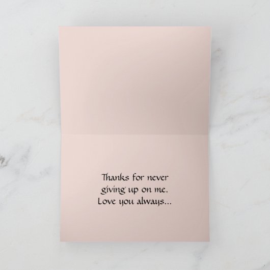 De Kassy Floral Kaart van de Moederdag met Bericht (Binnen)