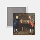 De kast-Makers (olie op doek) Magneet (Voorkant / Achterkant)