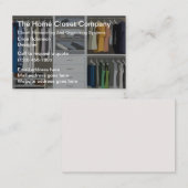 De Kast van het huis het Verwijderen en het organi Visitekaartje (Voorkant / Achterkant)