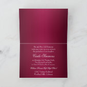 De kastanjebruine Uitnodiging van Afstuderen (Binnen)