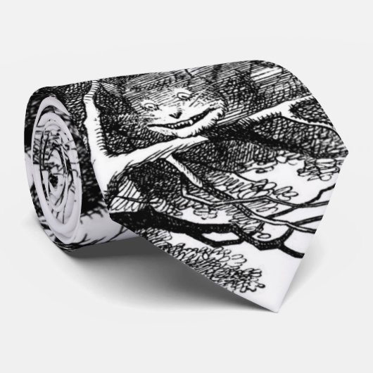 De kastanjekat stropdas (Opgerold)