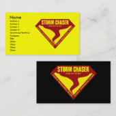 DE KASTER VAN HET storm OOGT OP DE VISITEKAARTJES  (Voorkant / Achterkant)