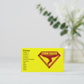 DE KASTER VAN HET storm OOGT OP DE VISITEKAARTJES  (Staand voorkant)