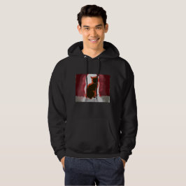 De kat achter het gordijn hoodie