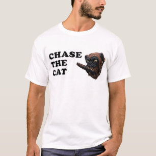 de kat achtervolgen t-shirt