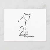 De kat briefkaart (Voorkant)
