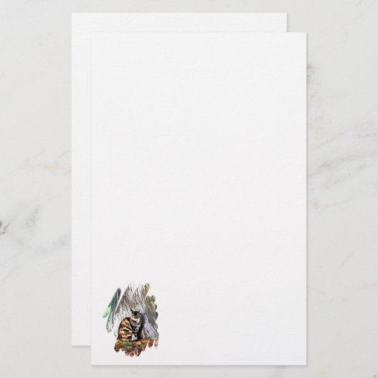 DE KAT BRIEFPAPIER (Voorkant / Achterkant)