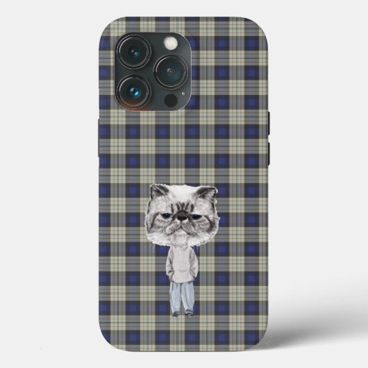 De kat Case-Mate iPhone case (Achterkant)