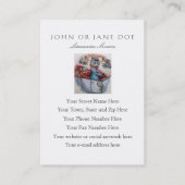 De Kat Chauffeur - Twee zonden Visitekaartje (Achterkant)