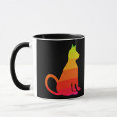 De Kat CricketDiane van de Pret van de Regenboog Mok (Links)
