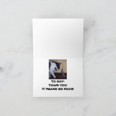 DE KAT DANKT U KAARDT BEDANKKAART (Binnen)