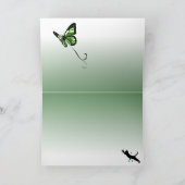 De kat & de Vlinder Kaart (Binnen)