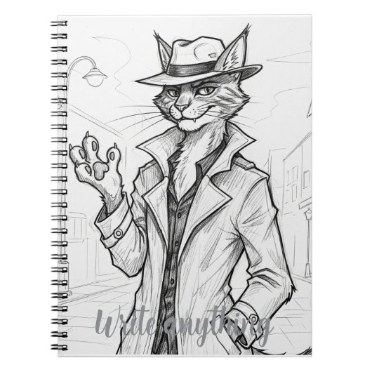 De kat detective ​ notitieboek (Voorkant)