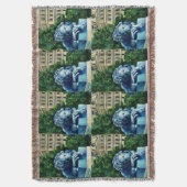 De kat, die de Canarische Eilanden at, Washington  Deken (Voorkant Verticaal)