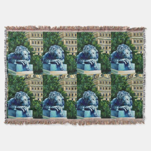 De kat, die de Canarische Eilanden at, Washington  Deken (Voorkant)