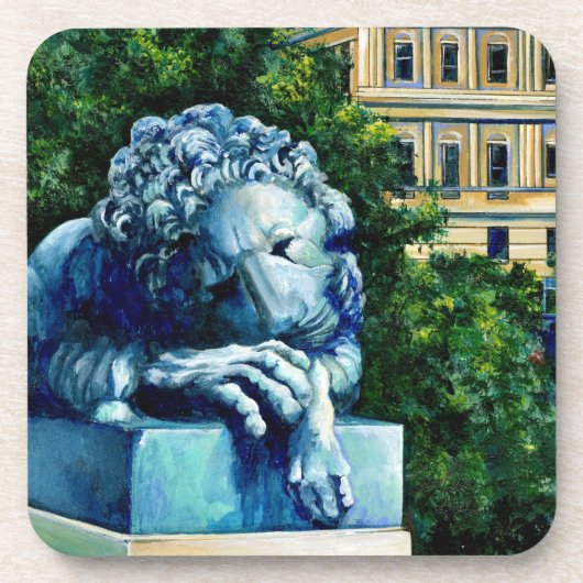 De kat, die de Canarische Eilanden at, Washington  Drankjes Onderzetter (Voorkant)