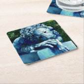 De kat, die de Canarische Eilanden at, Washington Kartonnen Onderzetters (Schuin)