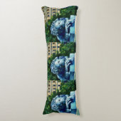 De kat, die de Canarische Eilanden at, Washington  Lichaamskussen (Voorkant Verticaal)