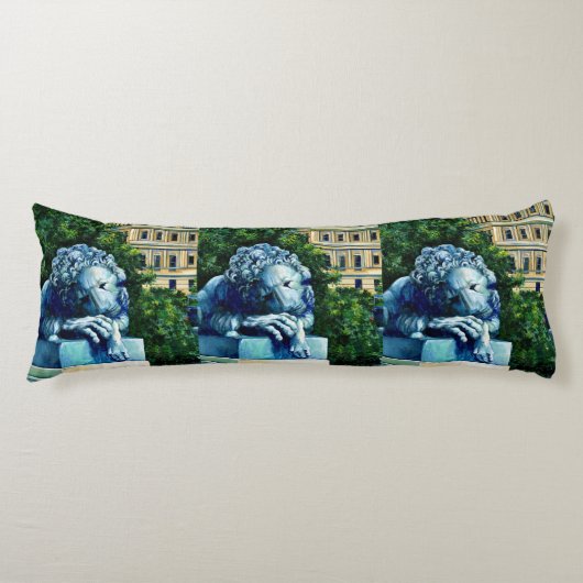 De kat, die de Canarische Eilanden at, Washington  Lichaamskussen (Voorkant)