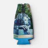 De kat die de Canarische Eilanden heeft gegeten Flesjeskoeler (Achterkant)