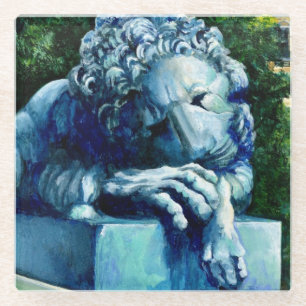 De kat die de Canarische Eilanden heeft gegeten Glazen Onderzetter