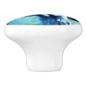 De kat die de Canarische Eilanden heeft gegeten Keramische Knop (Zijkant)