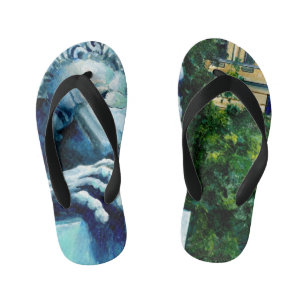 De kat die de Canarische Eilanden heeft gegeten Kinder Teenslippers