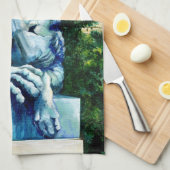 De kat die de Canarische Eilanden heeft gegeten Theedoek (Quarter Fold)