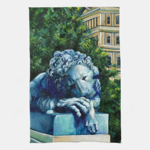 De kat die de Canarische Eilanden heeft gegeten Theedoek