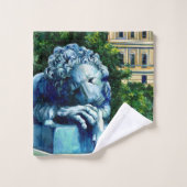 De kat die de Canarische Eilanden vormt Bad Handdoek (Wasdoekje)