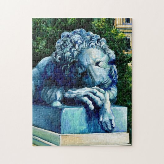 De kat die de kanarie opat legpuzzel (Verticaal)