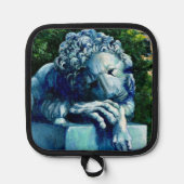 De kat die de kanarie opat pannenlap (Voorkant)