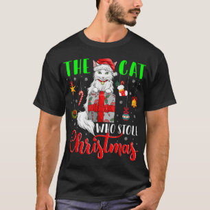 De kat die kerstkerstkerstkerstkerstkerstkerstkers t-shirt