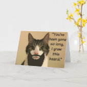 De kat die u kaardt missen kaart (Gele Bloem)