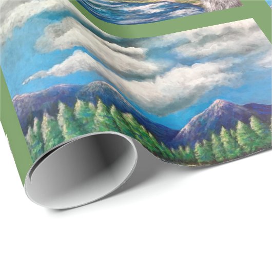 De kat die van wandelpapier hield cadeaupapier (Rol Hoek)