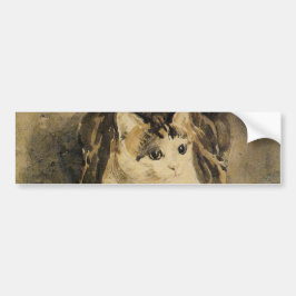 De kat (door Gwen John) Bumpersticker