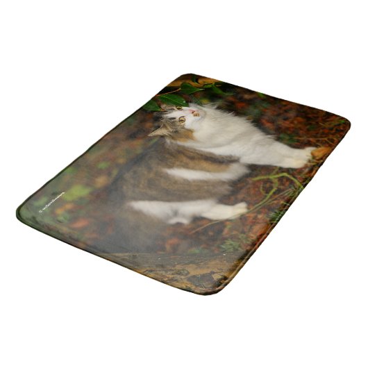 De kat en de Camellia Badmat (Gekanteld)